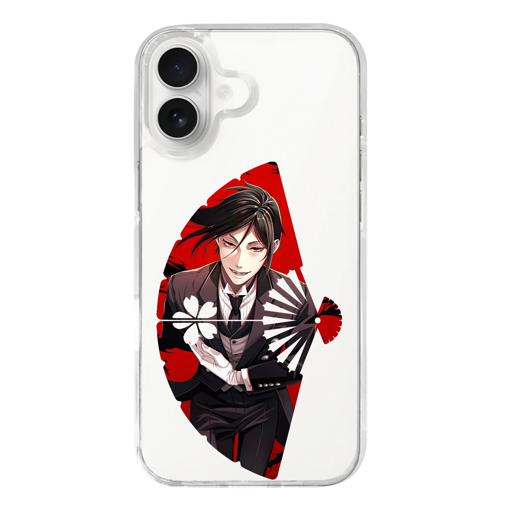 黒執事 グッズ,セバスチャン・ミカエリス - iPhone 17シリーズ 透明スマホケース – 薄型・耐衝撃・精密フィット保護カバー